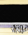 Hilason Western Show Barrel Racing Rodeo Saddle Blanket Pad Black