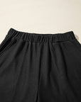 Ribbed Knit Top and Shorts Set