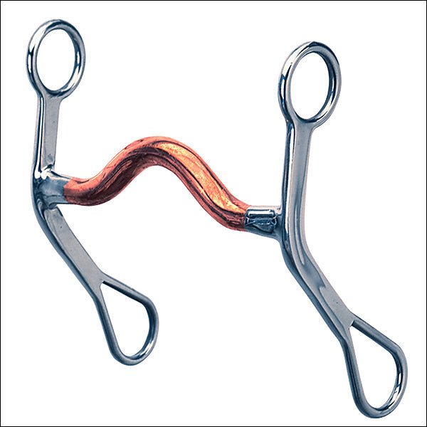 Weaver Leather All Purpose H. Bit 5 Inch Medium Port Copper Mouth –