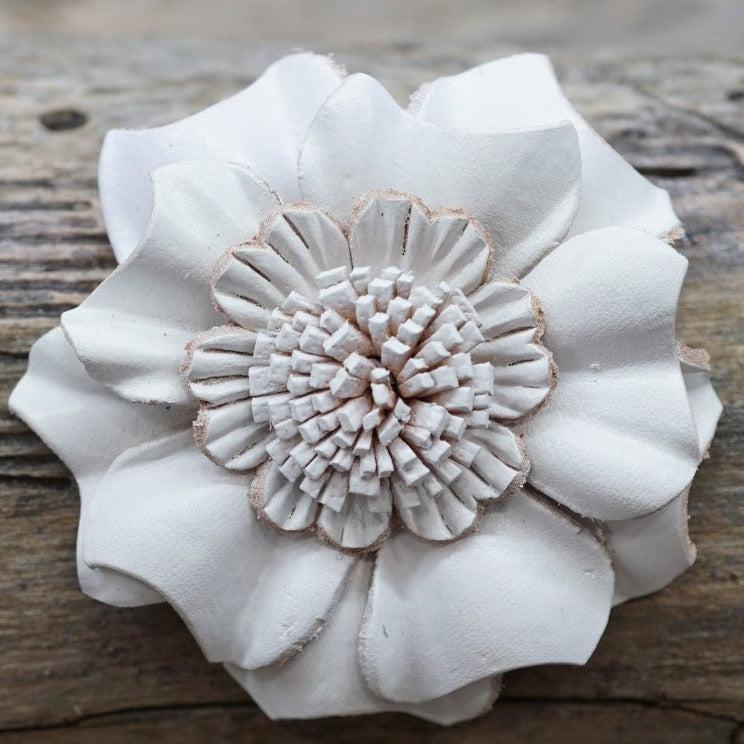 Hand Painted Leather Flowers - Carnations