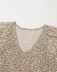 Floral Puff Sleeve Smocked V-Neck Top