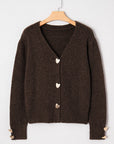 Kassidy Heart Metal Cardigan Sweater