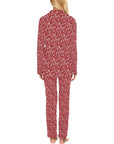 Red Bandana Women's Western Pajama Set