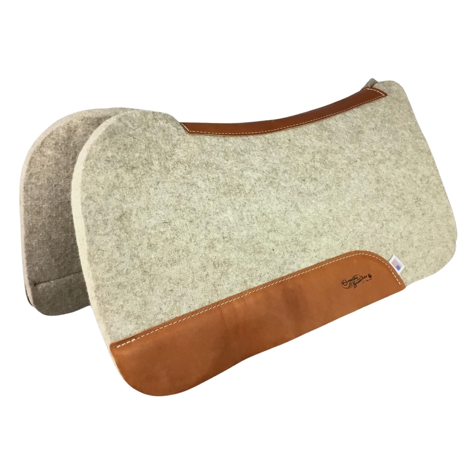 Tan Felt &amp; Wool Contoured Pad