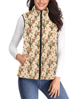 Baha Ranch Longhorn Cactus Women's Western Puffy Vest