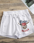 Cow print banquet Print Women's Casual Shorts