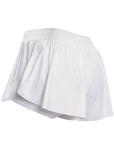 Cow print banquet flowy shorts with pockets