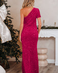 Meadow High Bodycon Sequin Gown
