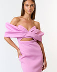 Lavender Scuba Mini Dress