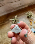 Stud Earrings – Orange Spiny & Turquoise (Stamped Marcella James)