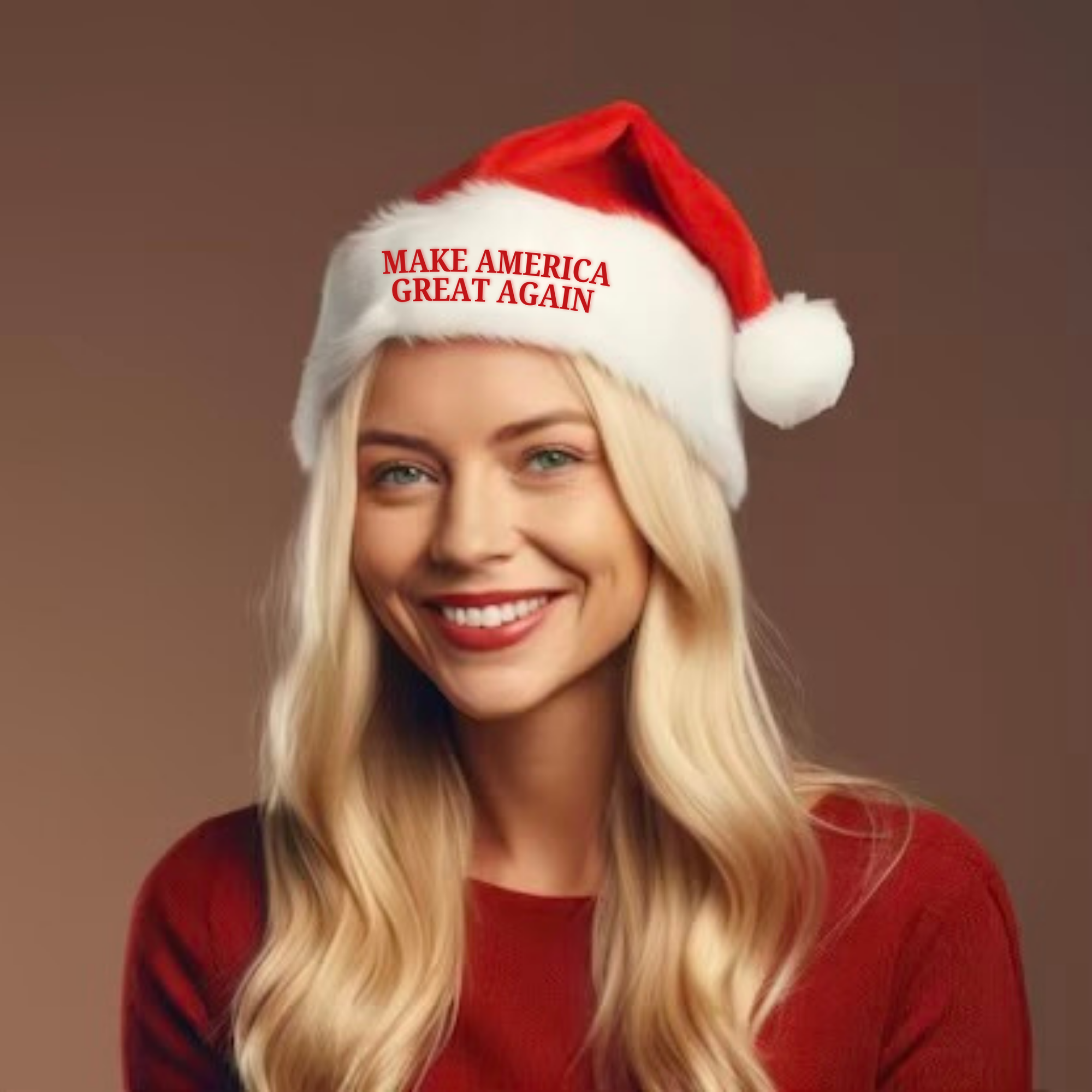 Make America Great Again Santa Christmas hat