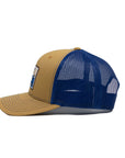 Take It Easy Snapback Hat - Blue / Caramel