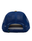 Take It Easy Snapback Hat - Blue / Caramel