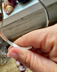 Multistone Cuff Bracelet – Malachite, Spiny Oyster, or Pink Opal – Sterling Silver - pick yours