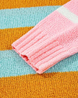 Abigail Block Striped Pullover Sweater