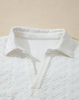 Raina Textured Collared Pullover