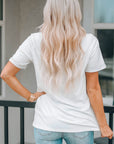 MAMA Crew Neck Casual T Shirt