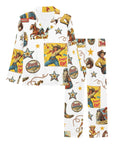 Baha Ranch Vintage Cowgirl Collage Western Pajama Set