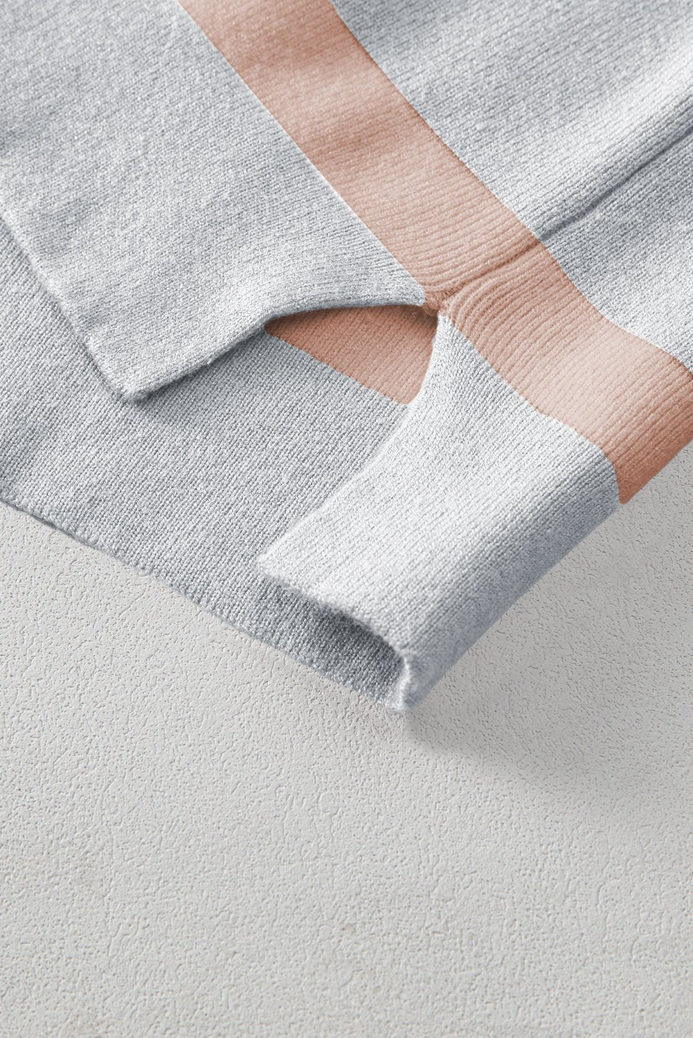 Jream Stripe Colorblock Oversized Sweater