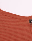 Karina Eyelet thermal Knit Top
