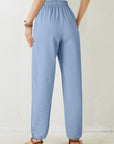 Sawyer Waistband Pleated Loose Pants