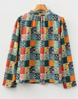 Sarajana Half Placket Collared Blouse