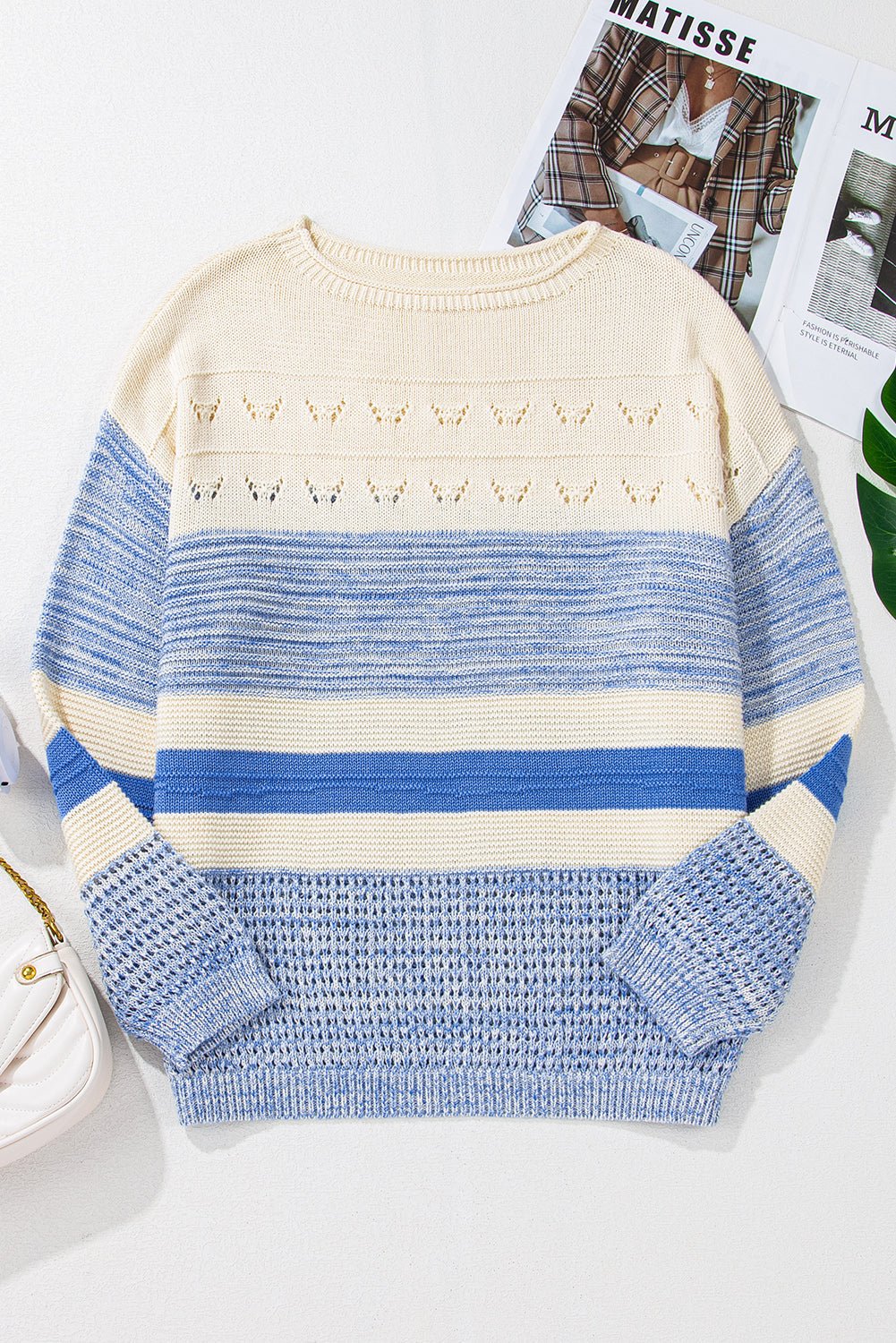 Sophia Stitch Puff Sleeve Sweater