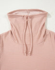 Mariam Drawstring Cowl Knit Top