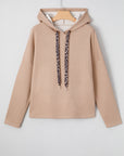 Elodie Textured Drawstring Baggy Hoodie