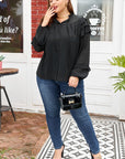 Jaycee Sleeve Chiffon Elegant PLUS Shirt
