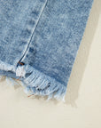 Olivia Hooded Raw Hem Jacket