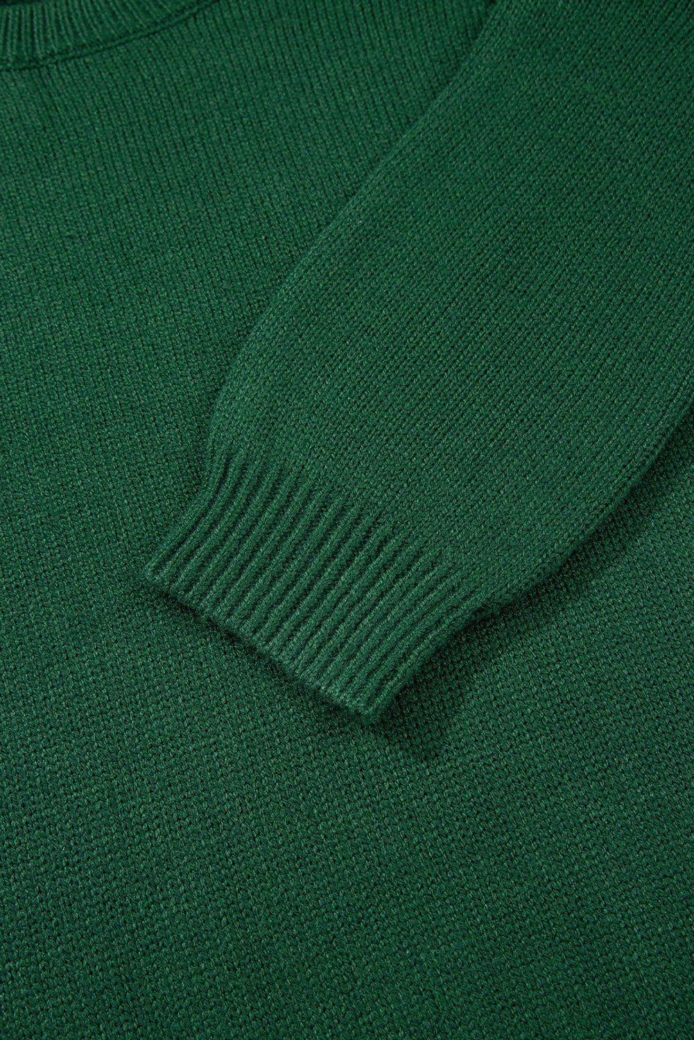 Eleanor Evergreen Raglan Sleeve Sweater
