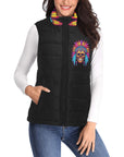 Baha Ranch Indian Skull Women's Puffy Vest