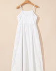 Ainsley Stripe Spaghetti Strap Pocketed Maxi Dress