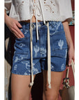 MESA WESTERN PRINT DENIM | SHORTS
