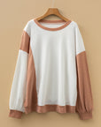 Romy Color Block Knit PLUS Top