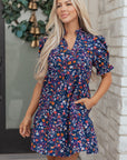 Serenity Puff Sleeve Mini Dress