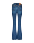 Indigo High Rise Flared Jeans