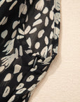 Abstract Dotted Sleeveless Maxi Dress