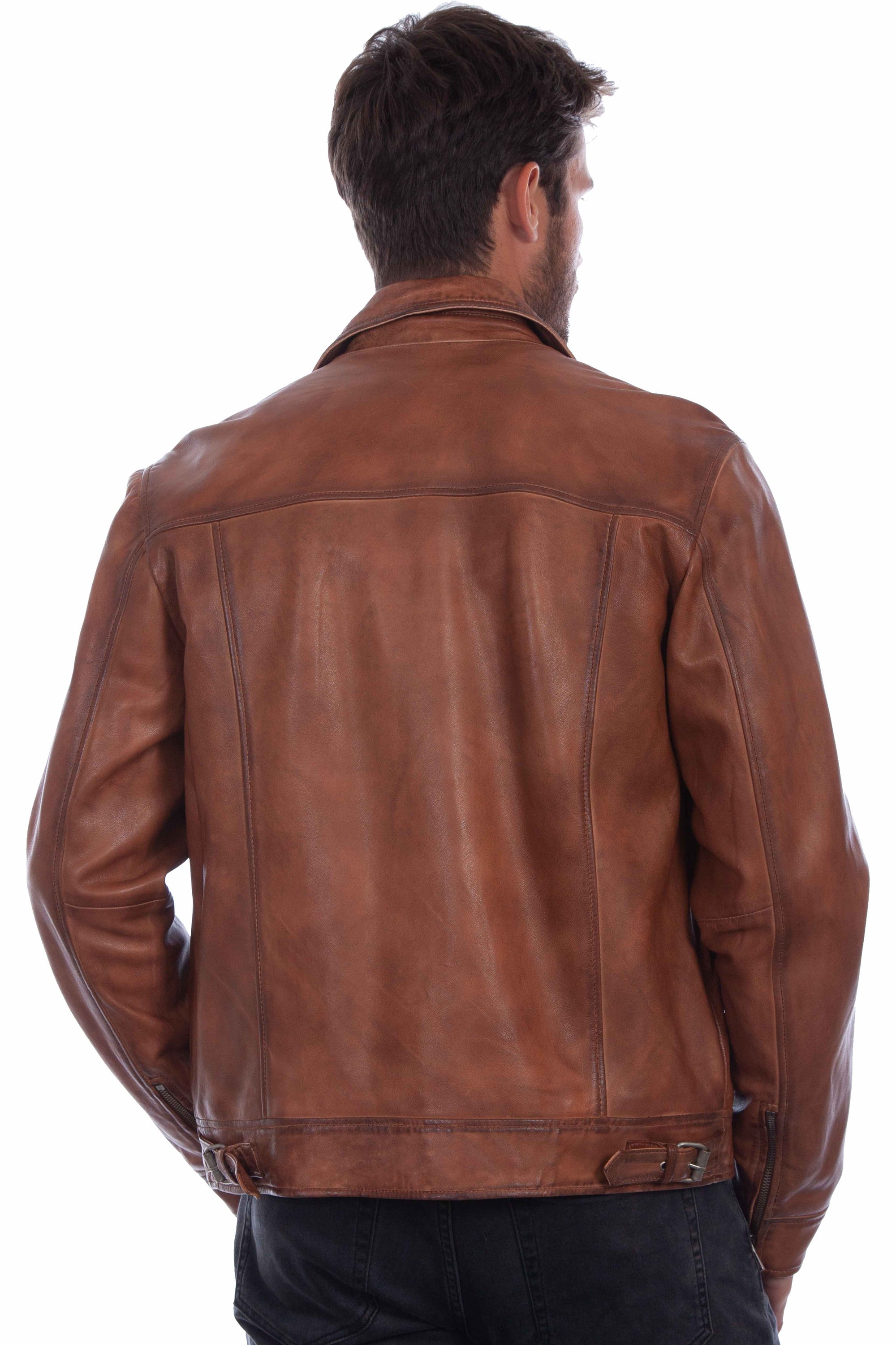 Classic Zip Front Leather Jacket - 2021