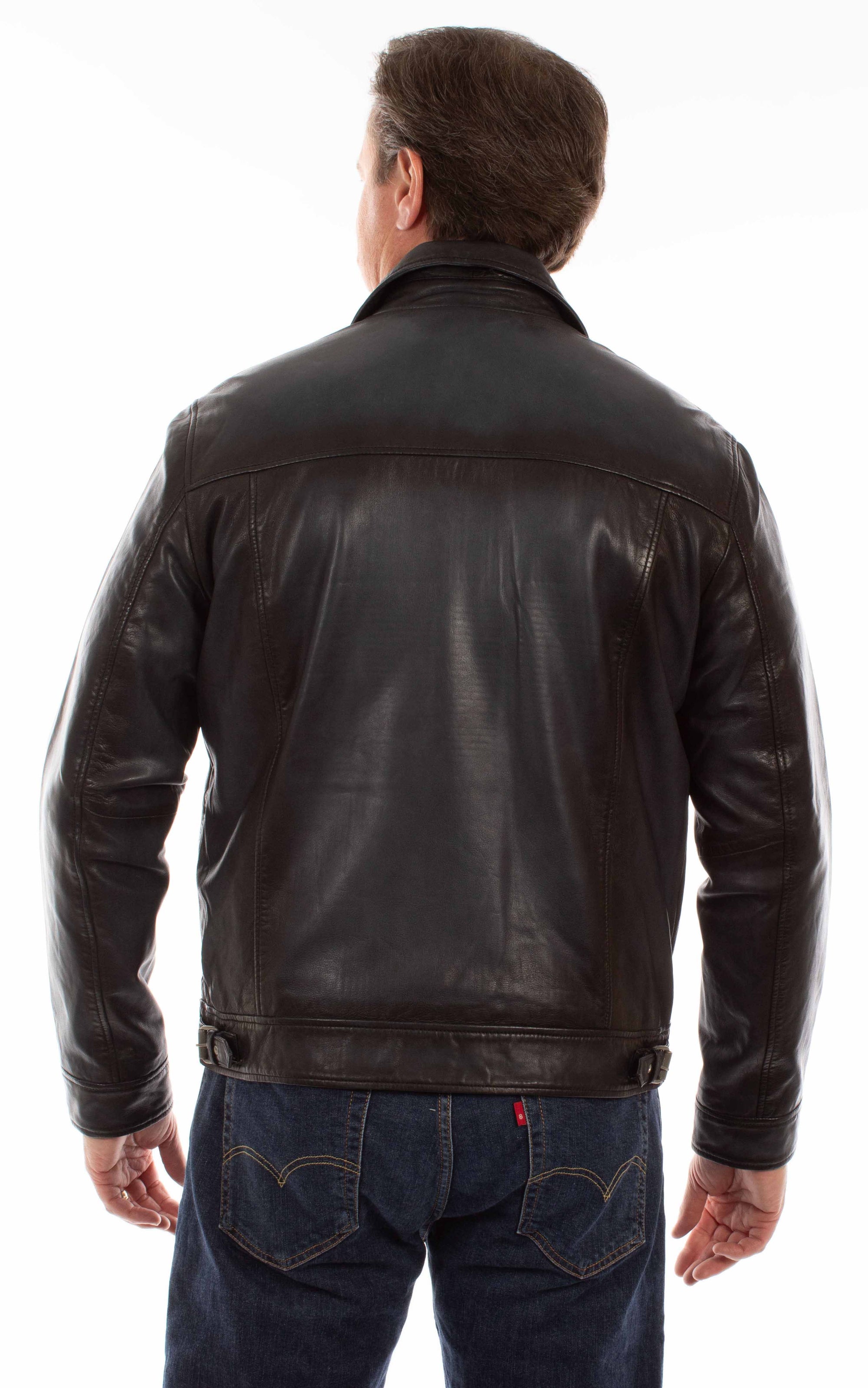 Classic Zip Front Leather Jacket - 2021