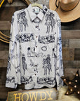 Ranch Life Unisex Western Button Up Shirt