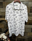 Ranch Life Men's Western Polo Shirt