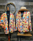 Baha Ranch Women's Vintage Rodeo Poster Blazer