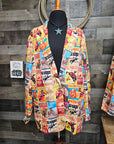Baha Ranch Women's Vintage Rodeo Poster Blazer