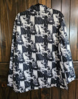 Baha Ranch Black White Cowboy Women's Western Blazer
