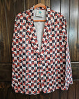 Baha Ranch Checkered Rodeo Women's Western Blazer