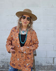 Baha Ranch Cowboy Things Womens Western Blazer