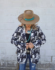 Baha Ranch Black White Cowboy Women's Western Blazer