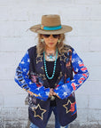 Baha Ranch Ultra Maga Trump Womens Blazer